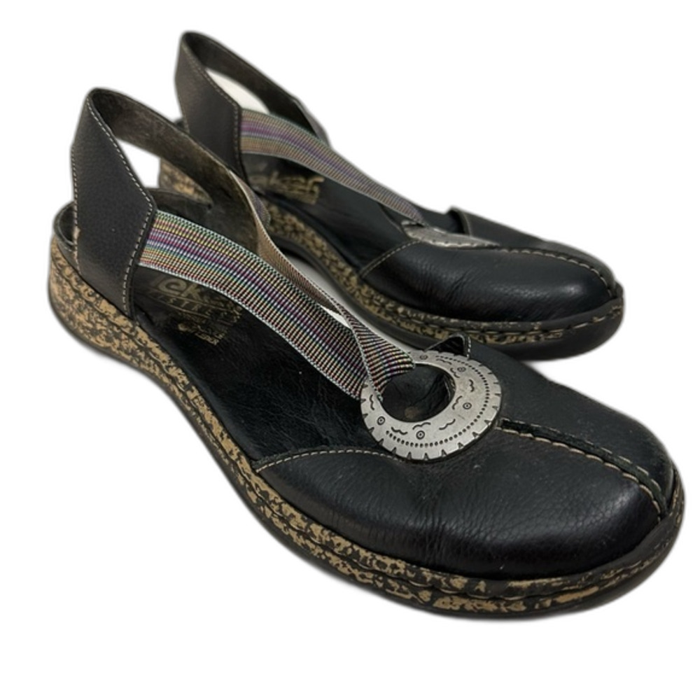 Rieker Antistress Daisy Caribu Casual Slingback Sandals Size 6 Summer Chic